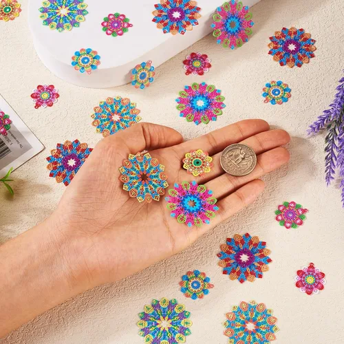 Miniatura 57 de FASHEWELRY 16 dijes de plumas de arco iris de acero inoxidable con alas de filigrana, adornos de metal de 4 colores para hacer joyas, pulseras