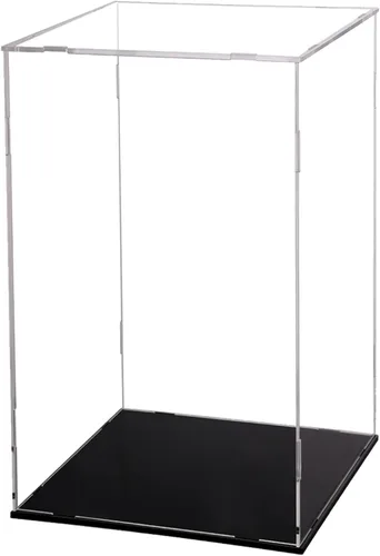 Miniatura 17 de Evron Vitrina para coleccionables para ensamblar, caja de acrílico transparente, alternativa a estuche de vidrio para exhibir figuras de acción