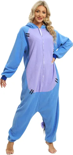 Miniatura 8 de NAITOKE Pijama de animal para adultos, disfraz de Halloween, cosplay