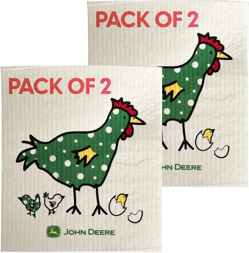 Miniatura 7 de Wet-It! Juego de paños de cocina suecos de 2 unidades - Diseño de palas de pickleball y pickleros, paños de cocina altamente absorbentes, perfectos