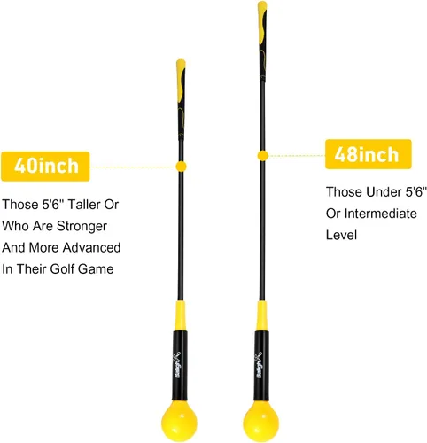 Miniatura 5 de Entrenador de swing de golf, ayuda y corrección para el entrenamiento del agarre de fuerza, ritmo y flexibilidad, accesorios de golf ideales