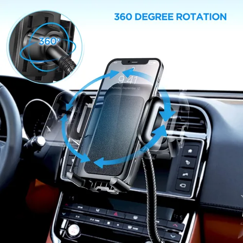 Miniatura 6 de 3 en 1 con encendedor de cigarrillos para coche + Detector de Voltaje (No para consola central y ventana), Cargador Dual USB 3.1A con cuello cisne