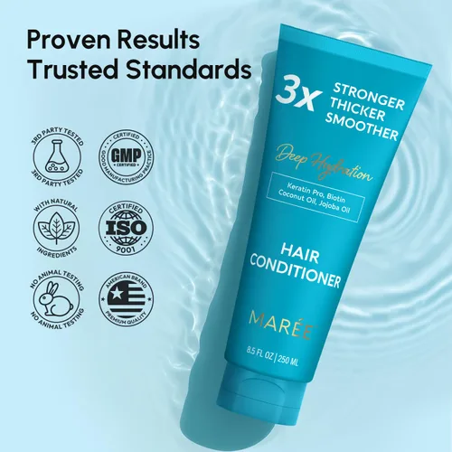 Miniatura 8 de MAREE Acondicionador para cabello para mujeres y hombres – Acondicionador profundo hidratante hidratante color seguro – Hidratante para cabello