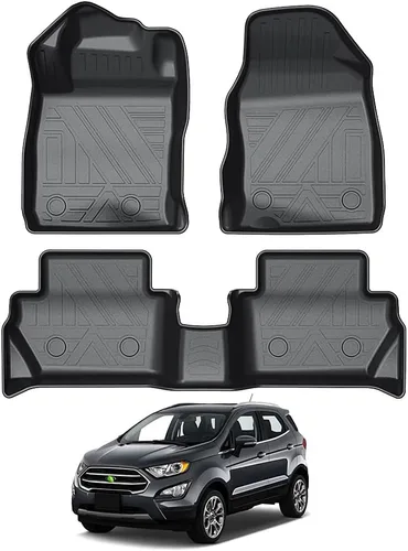 Miniatura 39 de KUST Alfombrillas de suelo personalizadas para Nissan Titan 2017-2024/Nissan Titan XD Crew Cab 2016-2024
