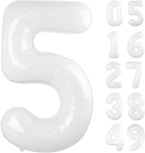 Miniatura 422 de Globo de cumpleaños número 4 dorado de 40 pulgadas, globos gigantes del número cuatro 14 24 34 40 44 2024, globos grandes de lámina de mylar para Oro