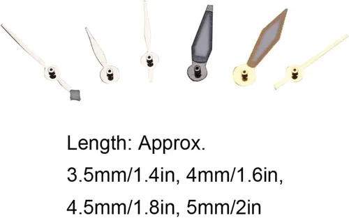 Miniatura 3 de Piezas de repuesto de mano de reloj Punteros para reloj 7750 Kit de manecillas de reloj Accesorios modificados Movimiento Puntero de reloj