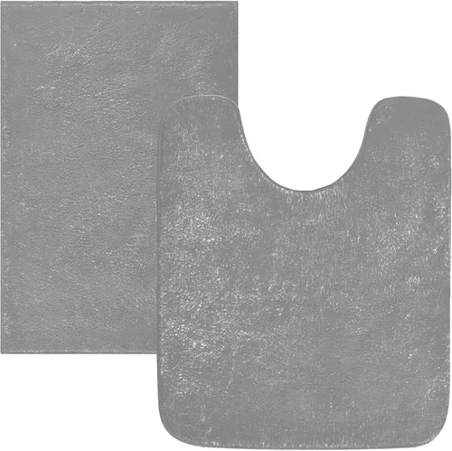 Miniatura 40 de Alfombra de baño amarilla, suave, absorbente, lavable a máquina, juego de alfombras de baño antideslizantes para puerta de baño, dormitorio