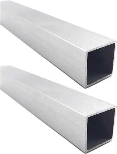 Miniatura 4 de Tubo cuadrado de aluminio, 1 unidad de 2.992 in x 2.992 in x 3.937 in de grosor de pared de 0.047 in, 1 paquete de tubo cuadrado estructural