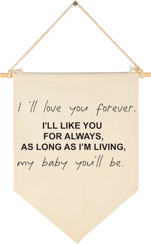 Miniatura 20 de Banderín Colgante de Lona "Stay Wild Ocean Child" - Bandera Decorativa para Pared, Regalo para Guardería, Bebé, Niños, Niño, Niña, Recién Nacido