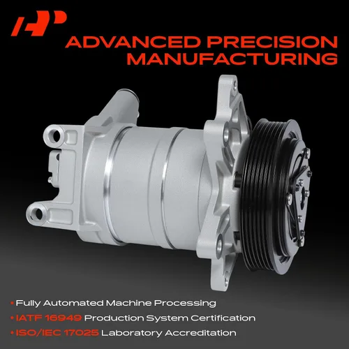 Miniatura 3 de A-Premium Compresor de aire acondicionado con embrague compatible con Nissan Altima 3.5L 2002-2006, Maxima 3.5L 2003-2008, Sedán, con compresor