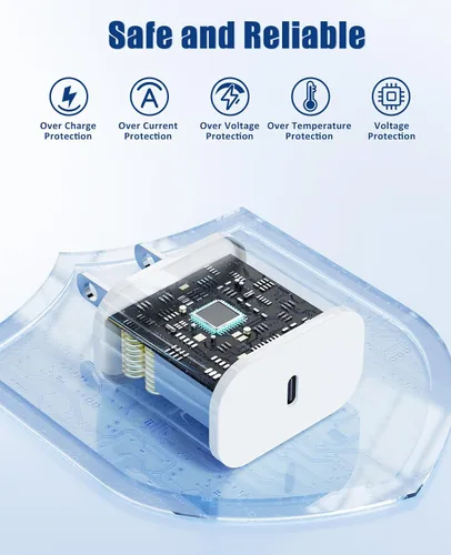 Miniatura 5 de Cargador para Apple Watch de carga rápida, cable de carga múltiple 3 en 1 con cargador USB C de 20 W, cable de carga iWatch de 3 pies para iWatch