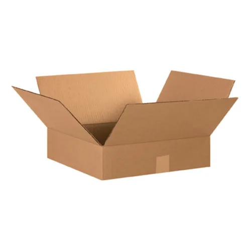 BOX USA Cajas de envío planas de 15 pulgadas de largo x 15 pulgadas de ancho x 4 pulgadas de alto, paquete de 25 cajas de cartón corrugado para