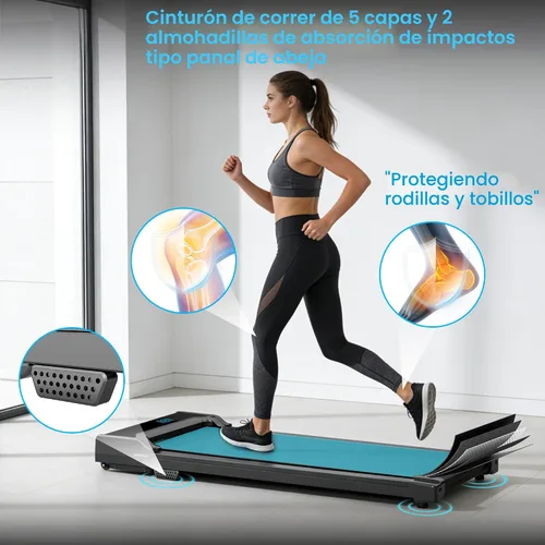 Miniatura 3 de Walking Pad Treadmill for Home - Under Desk Walk Pads with Remote Control Mini Running Portable Electric Machine Adjustable Slim Compact with