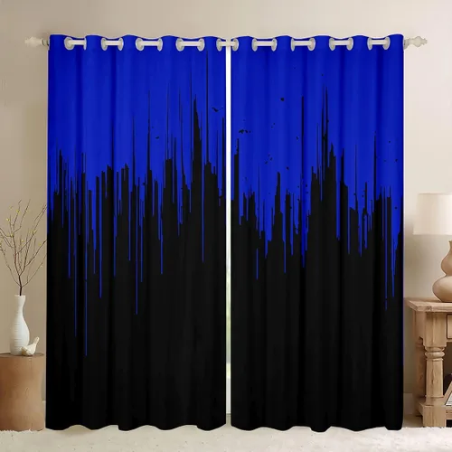 Miniatura 32 de Feelyou Cortinas de ventana para jugadores, cortinas de juego para niños, niñas y adolescentes, decoración de habitación, consola de juego, cortinas