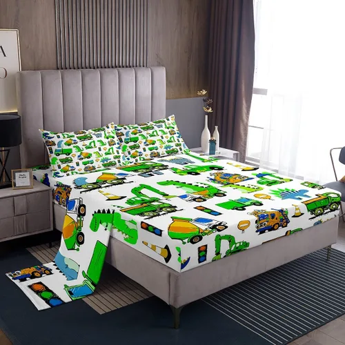 Miniatura 52 de Feelyou Football Bed Sheets Set Twin Size Basketball Sports Deep Pocket Fitted Sheet Soccer Ball Game Bedding Sets Black Baseball Gaming Soft Bed