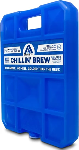 Miniatura 2 de Arctic Ice Chillin' Brew Series Long Lasting Reusable Ice Pack - Freezes at 28° Fahrenheit - Designed to Keep Beverages Colder Than Ice