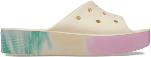 Miniatura 80 de Zuecos Crocs clásicos con diseño de teñido anudado marmoleado para mujer