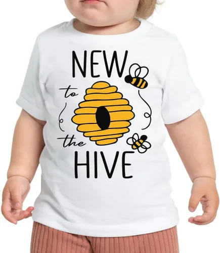 Miniatura 3 de Cute Honey Bee Baby Bodysuit New To The Hive Pregnancy Announcement Romper Kids Funny Shirt Cute Birthday Shower