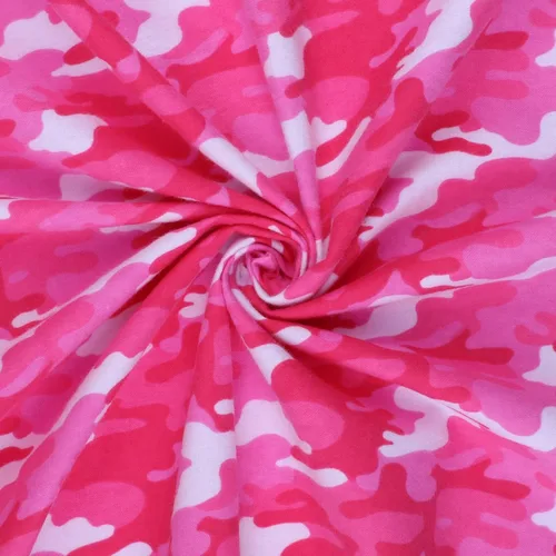Miniatura 2 de Mook Fabrics Tela de franela de camuflaje [43 pulgadas de ancho] – Doble cepillado, material 100% algodón para acolchado, detalles de decoración