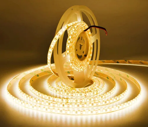 Miniatura 18 de Tira de luces LED, DC12V 5m/16.4ft regulable SMD 5730 (5630 actualizado) Super brillante 600LEDs 28000LM tira de luces LED no impermeable, 2 veces