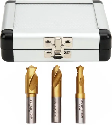 Miniatura 7 de Durable HSS CO Cobalt Spot Soldadura Broca Set, Fácil Separación de Paneles Soldados por Puntos, 3pcs Cortador Accesorios 1/4in 5/16in 3/8in