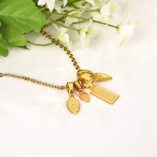 Miniatura 4 de OBSEDE 120 piezas de pegamento en fianzas para hacer joyas, colgante, collar, aretes, abalorio, cuchara, ovalado, rectangular, corazón
