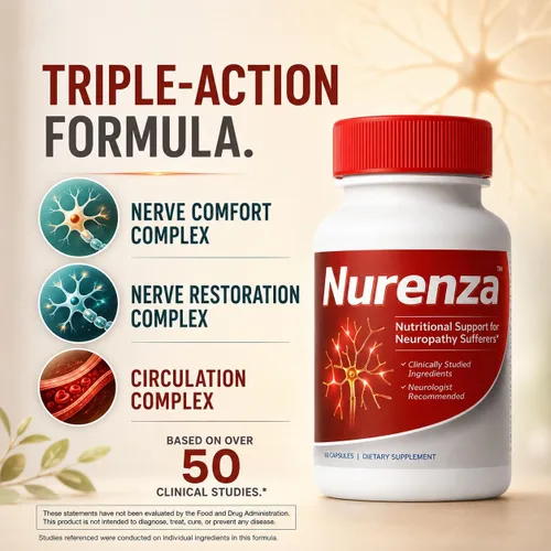 Miniatura 4 de Vita Sciences Suplemento de neuropatía Nurenza para la salud nerviosa y reparación rápida. Forma natural R-ALA 40x Fuerza con vitaminas