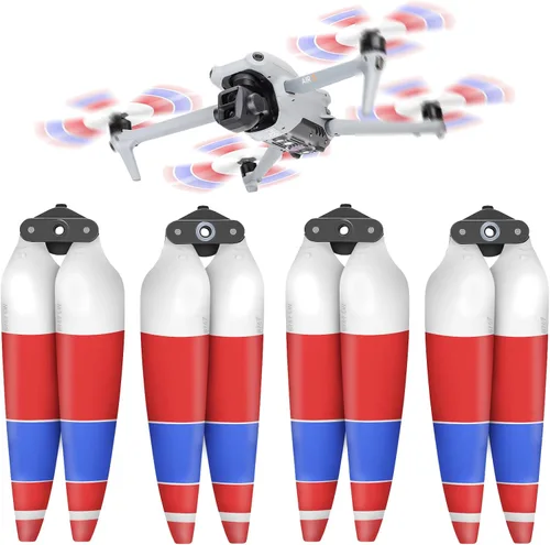 Miniatura 11 de Air 3 / Air 3s Hélices de bajo ruido para DJI Air 3 Cámara Control remoto Drone RC Accesorios Reemplazo de accesorios de repuesto plateado