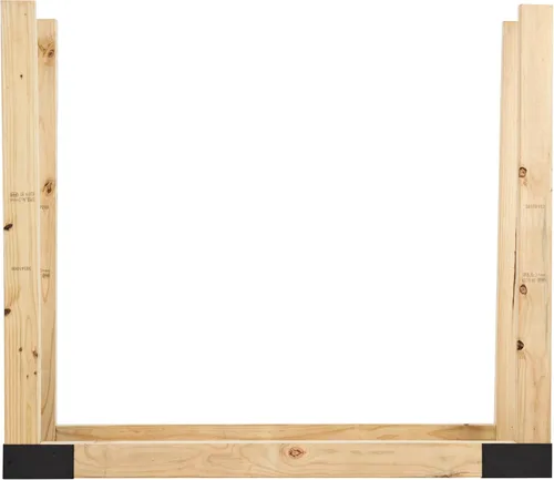 Miniatura 3 de Shelter SLRK - Kit de soporte para leña de longitud y altura ajustables, con recubrimiento en polvo, resistente todo acero, Adj. L x 14 pulgadas