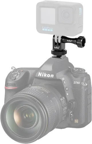 Miniatura 7 de HSU Adaptador de montaje en trípode GoPro de aluminio para GoPro Hero 11/10/9/8/7/6, DJI Osmo Action AKASO