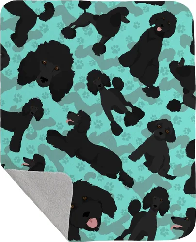 Miniatura 58 de Caroline's Treasures MLM1042LQB Airedale Terrier - Manta acolchada de 50 x 60 pulgadas, diseño de ilustraciones para cama, sofá, suave y ligera