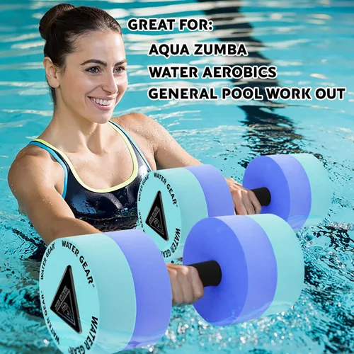 Miniatura 4 de Water Gear Campanas de resistencia - Fitness acuático y ejercicio de piscina - Entrenamiento intenso sin estrés adicional - Fácil en las Azul/Verde