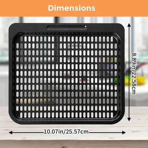Miniatura 2 de Repuesto de bandeja de cocción para freidora de aire, rejilla de cocina de malla de 10 cuartos de galón, accesorios para freidora de aire Instant
