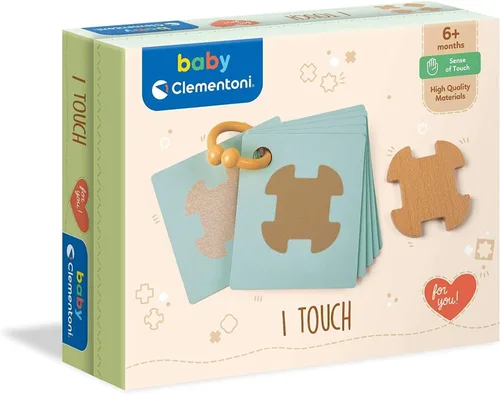 Clementoni - Baby for You-I Touch-Juego de primera infancia, Primeras actividades, Niños mayores de 6 meses, Hecho en Italia, Multicolor, 52476