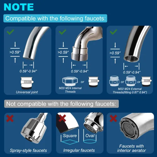 Miniatura 9 de ALTHY Sistema de filtración de agua de acero inoxidable, purificador de filtro de agua de 400 galones sin BPA para grifo de fregadero, certificado