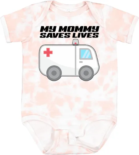 Miniatura 16 de inktastic My Mommy Saves Lives- Body para bebé de ambulancia