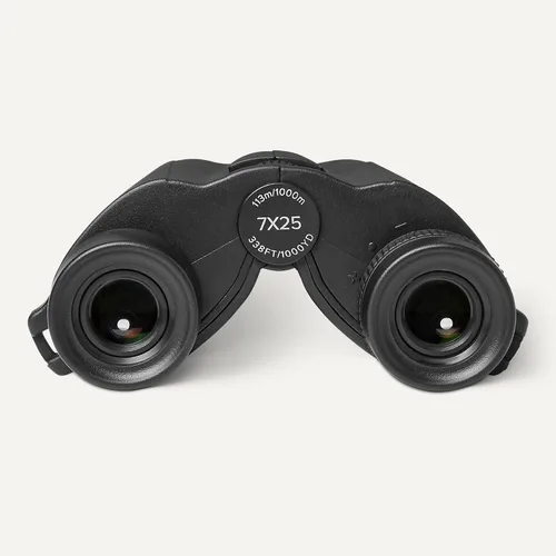 Miniatura 3 de Amazon Basics Prismáticos compactos de 7 x 25, óptica FMC, prisma BAK-4, diseño portátil ligero para viajes y uso al aire libre, color negro