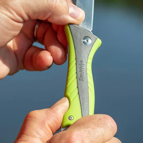 Miniatura 8 de Smith's RegalRiver - Cuchillo de filete flexible plegable de 4 pulgadas - Verde - Hoja de bloqueo de acero inoxidable - Cuchillo de bolsillo