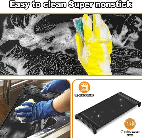 Miniatura 6 de WB31X24738 Repuesto de plancha para estufa GE JGB700SEJ4SS y JGSS66SEL3SS (una sartén saludable de aluminio fundido)
