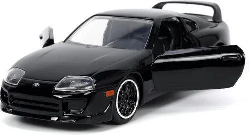 Miniatura 5 de Jada Fast & Furious 1:32 1995 Toyota Supra - Auto fundido a presión, juguetes para niños y adultos (negro)