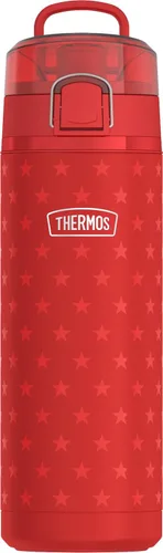 Miniatura 10 de THERMOS ICON SERIES, botella de agua de acero inoxidable con boquilla, 24 onzas, color verde alpino, botella de agua aislada al vacío con tapa