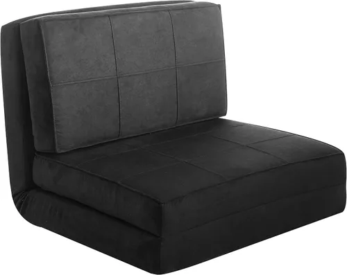 Miniatura 10 de Urban Lifestyle Ultra Suede - Silla abatible convertible, 28.5 pulgadas de largo x 29.53 pulgadas de ancho x 23.0 pulgadas de alto, marrón