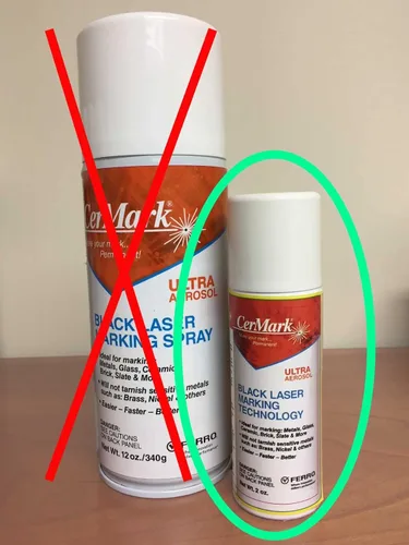 Miniatura 4 de CerMark Aerosol de marcado láser ultra, 2 oz
