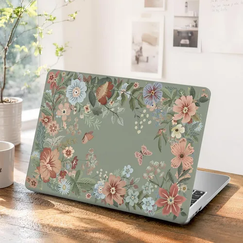 Miniatura 33 de iCasso para M4 MacBook Air de 13 pulgadas Funda 2025 2024-2022 M3 M2 Modelo A 3240 A3113 A2681, Funda de plástico de patrón protector resistente