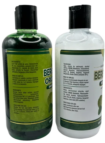 Miniatura 8 de Champú Orgánico Bergamota + Acondicionador (16.9 fl oz) con Aloe Vera y Romero CHAMPÚ ORGÁNICO BERGAMOTA con Sábila & Romero + Acondicionador
