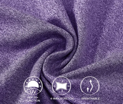 Miniatura 7 de BGOWATU Camiseta polo de golf para mujer, sin mangas, cuello en V, sin cuello, protección UV, secado rápido, ligera