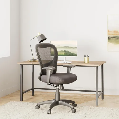 Miniatura 2 de Tempur-Pedic TP9000C Silla giratoria de malla con material Tempur, capa de gel refrescante, reposabrazos ajustables y soporte lumbar, color negro