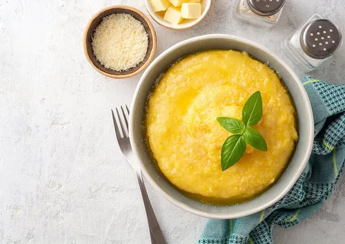 Miniatura 6 de Polenta, 12 onzas – sémola de maíz amarilla, harina de maíz molida, cocción rápida, vegano, kosher, a granel, ideal para cereales calientes