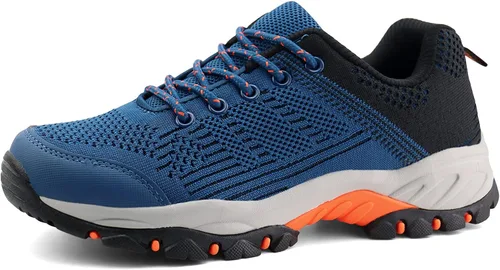 Miniatura 6 de JABASIC Zapatos de senderismo para mujer tenis de senderismo de punto para exteriores