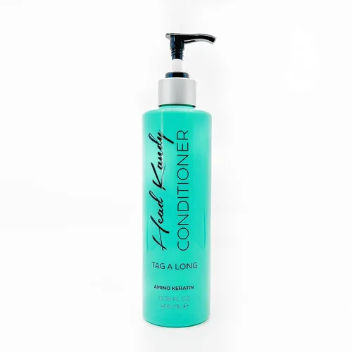 Head Kandy Acondicionador Amino Keratin Sqaud Goals | Tag Along | Para cabello teñido | Calidad de salón, para cabello seco y dañado y crecimiento |